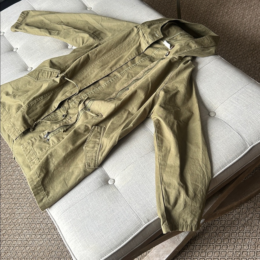 Sophie Rue Women’s Army Green Utility Jacket Size Large